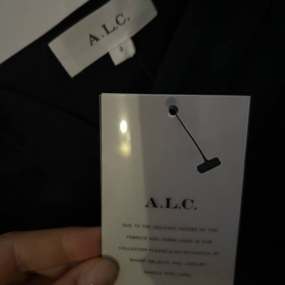 NWT - A.L.C. Athelia One Shoulder Jumpsuit in Black - Picture 5 of 5